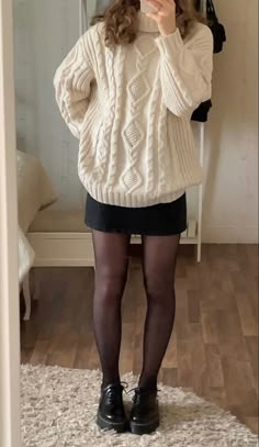 Knit Sweater Outfit, Cute Thanksgiving Outfits, Thanksgiving Outfit Women, Thanksgiving Outfit Ideas, What To Wear Fall, Sixth Form