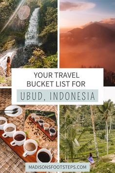 4 day Ubud itinerary. How to spend 4 days in Ubud Ubud Bucket List, Bali In October, Bali Instagram Spots, Bali Engagement Photos, Ubud Bali Itinerary, Traveling To Bali, Bali In February, Things To Do In Ubud, Things To Do In Ubud Bali