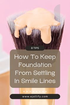 How To Stop Foundation From Creasing In Smile Lines • 8 Easy Tips Best Foundation For Wrinkles, Smile Wrinkles, Best Foundation Makeup, Mouth Wrinkles, Cover Wrinkles, Makeup Looks For Green Eyes, Makeup Tips For Older Women, In Smile, Makeup Setting Powder