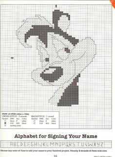 a cross stitch pattern with the letter s on it