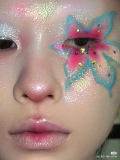 #makeupinspo #eyemakeup #unique #makeup Cool Makeup Looks Creative Full Face, Extra Makeup, Halloween Creative