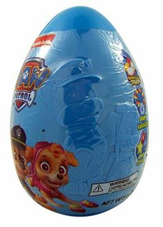 an easter egg shaped like a cartoon character