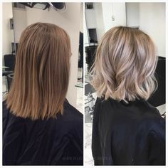 Balayage Blonde, Blonde Hair Looks, Hair Affair, Short Hair Balayage, Brown Blonde Hair, Hair Color And Cut, Haircuts For Fine Hair, Bob Haircuts, Hair Today