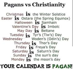 a poster with the words, your calendar is pagans and christmas is the winter solstic