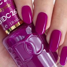 Shop 263 Mystic Journey Duo By DND DC Online Now Raspberry Nails, Dnd Gel Nail Polish, Magenta Nails, Daisy Nails, Gel Polish Colors, Colorful Nail Designs, Nail Polish Sets, Nail Accessories