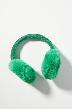 Our warmest wishes are equal parts cozy and chic. | Classic Faux-Fur Earmuffs by Anthropologie in Green, Women's, Polyester/Plastic Earmuffs Aesthetic, Cute Ear Muffs, Goal Aesthetic, Anthropologie Gifts, Fur Earmuffs, Warmest Wishes, Ear Muffs, Snowboarding Outfit, Gifts For Everyone