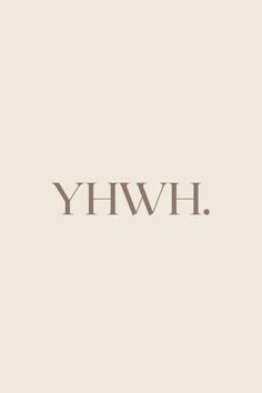 the word hwh on a beige background