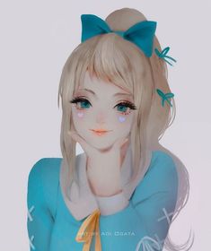 Girl Cartoon, Blue Eyes, Digital Artist, Anime Wallpaper, Manga Anime, Fantasy Art, Character Art