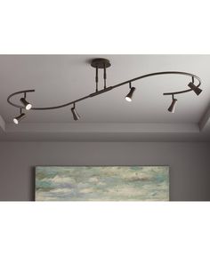 in stock Hallway House, Ceiling Track Light, Track Lighting Kits, Track Lighting Fixtures, S Wave, Track Light, Adjustable Lighting, Sloped Ceiling, Led Ceiling