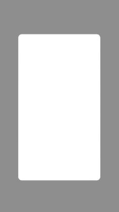 a white square with an empty space in the middle