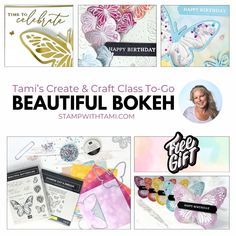 New Year, new products and new Create & Craft Classes! I have 2 new kits, and both come with free Saleabration products.

 Check out: 🌸 Mixed Media Florals & 🦋 Beautiful Bokeh Classes on my blog at stampwithtami.com, or click the direct link in my bio @stampwithtami