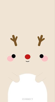 an animal with reindeer antlers on its face