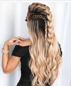 Viking Hairstyle, Goddess Braid, Viking Hairstyles, Hairstyle Ideas Easy, Wedding Braids, Viking Wedding, Hairstyle Inspo