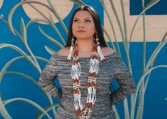 Hello there, I'm thrilled to share with you a piece of my heart and heritage - my Traditional Native American Necklace and Earrings Set, inspired by the ceremonial women's dance necklaces of the Hupa and Karuk Indigenous peoples. This creation is much more than jewelry; it's a celebration of culture, tradition, and the artistry passed down through generations. I meticulously handcraft each 5-strand necklace, incorporating double dentalium in every strand, resulting in a stunning display of one hundred one and a half inch smooth dentalium shells. To enhance its beauty and significance, I've adorned it with mother of pearl discs and cedar berries, all locally sourced from fellow Indigenous peoples of the Pacific Northwest region. The brown pine nuts, gathered and prepared by my own hands, ad Native American Dentalium Necklace Shop, Handmade Necklaces For Traditional Ceremonies, Spiritual Jewelry For Traditional Ceremonies And Festivals, Bohemian Jewelry For Traditional Ceremonies, White Spiritual Jewelry With Matching Earrings, Artisan Hand-strung Jewelry For Ceremonial Occasions, Traditional Hand-strung Earrings For Gifts, Ceremonial White Artisan Jewelry, Artisan Jewelry With Matching Earrings For Festivals