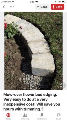 a stone bench with flowers growing out of it