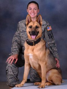 Loyal Partner, Female Soldier, Police Dogs