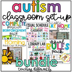 Get ready for back to school at a big discount with seven essentials for autism and special education classrooms! Stay connected by following me here: Instagram Facebook Pinterest Blog Special Education Preschool Classroom, 2024 Classroom, Sped Classroom, Preschool Classroom Decor, Class Rules, Teaching Special Education