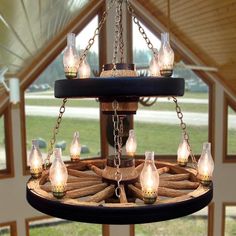 Double Wagon Wheel Chandelier Rustic Chimney, Entry Chandelier, Rustic Decorating, Carpenter Work, Wheel Chandelier, Backyard Gazebo, Barn Decor, Wagon Wheel Chandelier, Chicken Coops