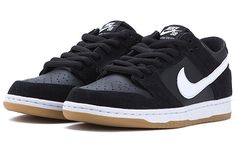 Nike SB Zoom Dunk Low Pro Black White 854866-019 Nike Sb Dunk Low Pro, Nike Sb Zoom, Black Nike Shoes, Pretty Shoes Sneakers, All Nike Shoes, Sb Dunk Low, Pro Black, Sb Dunk, Swag Shoes