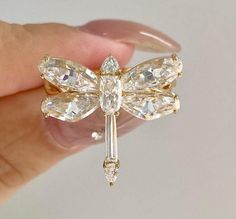 Dragonfly Wedding Ring, Libellule Insect Animal Ring, Multi-Cut Moissanite Ring, Dainty Engagement Ring-For Her, 14K Gold Ring, Diamond Ring Item Description: Stone - Moissanite & Simulated Diamond Shape- Multi Cut 1. White Gold: 10K/14K/18K 2. Yellow Gold: 10K/14K/18K 3. Rose Gold: 10K/14K/18K 4. Silver: Sterling Silver 925 Size Customization: What Size you want... * You can also Customize ring size in US 4 to US 12! It sometimes affects to price. * Main Stone & Shape Customization: Main Stone: Dragonfly Engagement Ring, Dragonfly Wedding, Engagement Ring Dainty, Dainty Engagement, Animal Ring, Engagement Ring Shapes, Cvd Diamond, Solid Gold Ring, Animal Rings