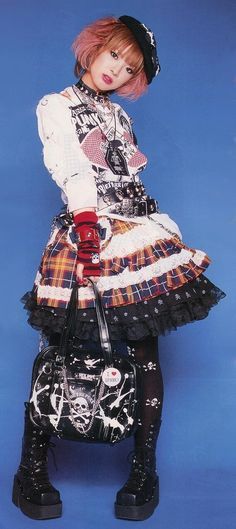 Rokku Gyaru, Kei Visual, Noel Fielding, Co Ords, J Fashion, I Love Her, Harajuku Fashion, Gothic Lolita, Visual Kei