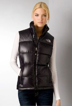 The North Face “Novelty Nuptse” down vest - Small, Womens Puffer Vest Outfit Black, North Face Nuptse Vest, Puffy Vest Outfit, Puffer Vest Outfit, Puffer Vests, North Face Outfits, Black Rain Jacket, North Face Vest, Vest Outfit