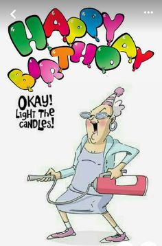 an image of a cartoon character with birthday candles in his hand and the caption okay light the candles