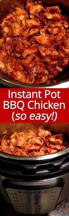 instant pot bbq chicken so easy