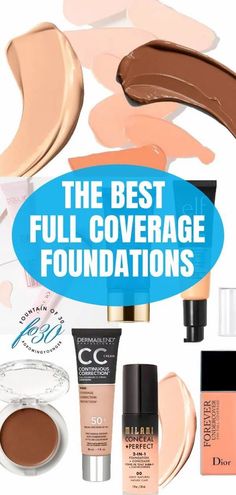 It’s no secret as we get older, our skin changes. Life events like menopause, hormonal changes and the reduced natural oil production that comes with age can seriously dry out your skin – all of which can lead to the appearance laugh lines and deep wrinkles. If you have not done so already, it’s time to invest in a full coverage foundation formulated for your aging skin. #makeup #skincare #foundation #wrinkles #over40 Aging Skin Makeup, Best Full Coverage Concealer, Best Full Coverage Foundation, Foundation For Sensitive Skin, Skincare Foundation, Full Coverage Makeup, Best Foundations, Laugh Lines