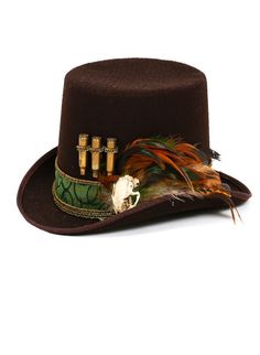 Tinque Steampunk Hat Steampunk Desert, Gentleman Hat, Steampunk Accessories, Boyfriend Blazer