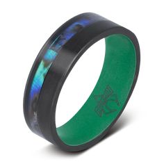 Humble yet strong, with an unknown call to the sea, you hold the power to unite two worlds. With your super strength and uncanny ability to understand sea life, you were born to control the oceans. Dive into the deep and rule with this ring. Black Zirconium (charcoal gray color) with 3mm Abalone Shell Inlay, Green Cerakote Sleeve and Aquaman Logo Engraving 8mm Wide Flat Design in Comfort Fit with Polished Finish Lifetime Limited Warranty Return and Exchange Policies Shop the rest of the DC Colle Aquaman Logo, Super Strength, Ring Storage, Two Worlds, Black Plates, Ring Black, Silicon Bands, Abalone Shell, The Deep