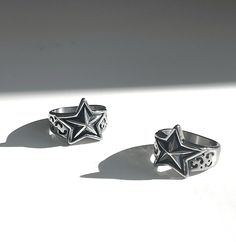 Please message us if you don't see your size! Star ring made of stainless steel. No tarnishing. No green skin. Water safe. Jewelry for all genders. Instagram: @eterno.studios Silver Star Ring, Unisex Rings, Green Skin, Ring Mens, Rings Silver, Ring Fashion, Womens Jewelry, List Ideas, Stainless Steel Ring