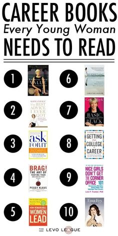 the top ten career books every young woman needs to read in their 20s's