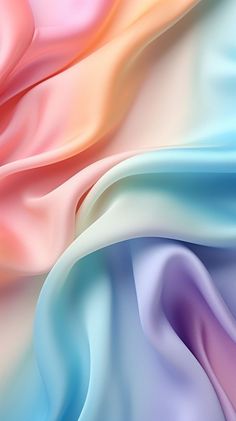 an image of colorful silk material that is very soft and blurry in the background