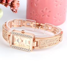 Luxury Diamond Bracelet With Intricate Design As Gift, Womens Watches And Bracelets, Women Watch Digital Gold, Latest Wrist Watches For Women, Womens Watches Luxury Stylish, Luxury Intricate Design Bracelets For Women, Watch For Women Rose Gold, Luxry Gifts For Her, Watches Rose Gold