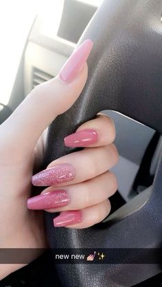 Fall Pink Acrylic Nails, Acrylic Nails Trending Now, Ideas Uñas Acrilicas, Purple Acrylic Nails, Jelly Nails, Summer Acrylic Nails, Pink Nail, Pink Acrylic Nails, Coffin Nails Designs