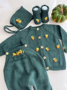 Halloween Baby Cardigan, Halloween Baby Gift, Halloween Baby Party, My First Halloween, Organic Cotton Baby Cloth Set. I do all my work with love and devotion for high quality. All items are lovingly handmade by me!  It's designed, hand-knitted, and embroidered by me. This handmade baby cardigan ıt is a unique  piece and you are sure to your little one get many compliments. It can be take home outfit for newborn, Baptism outfit, great baby girl shower gift. Made from baby yarn: soft, doesn't cause an allergy. It is perfect for newborn. You can machine wash at 30 degrees. Please do not tumble dry. If you want products in different color and size options, you can send me a message and I can make new designs for you. You can check my shop from this link for more hand-knitted products: https:/ My First Halloween Pumpkin, First Halloween Pumpkin, Baby Pumpkin Costume, Halloween Baby Gift, Baby Pumpkin, My First Halloween, Handmade Baby Shower Gift, Baptism Outfit, Pumpkin Costume