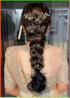 Upgrade your hairstyle game with over 20 stunning braided hairstyles. From classic to trendy, these hairstyles add a touch of elegance to your look, ensuring you stand out with effortless beauty. 
#hairstylehacks #stunninghairstyles #hairinspiration #hairtutorials #hairtricks #easyhairstyles #braidedbun #braidedhairstyle #bunhairstyle #hairhack #glamoroushair #hairgoals #hairstyleideas #hairmakeover #creativehairstyles #trendyhair #beautifulhair #hairstylinghacks #bookeventzweddings #bookeventz Braid Hairstyles For Engagement, Mehndi Function Hairstyles, Braided Hairstyles For Traditional Wear, Bridesmaid Hairstyles For Saree, Long Hair Styles Traditional, Braided Hairstyles Traditional, Fishtail Braid For Wedding, Mehndi Hairstyles Braids, Bridesmaid Hairstyle Indian