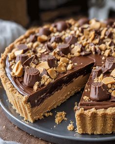 Indulge in our Creamy Peanut Butter Cup Pie Recipe - Quick and No-Bake! Satisfy your sweet tooth in no time with this delicious dessert.
#dessert #peanutbutterpie #nobake #sweettreat