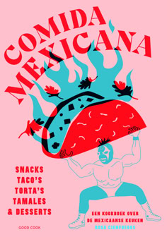 a poster for the mexican food festival