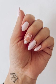 easter nails gel easter gel nails short easter nails easter nails ideas 2024 easter nails simple easter nails spring nails designs 2024 spring nails spring gel nails 2024 nails trends easter nails design spring Easter spring nails design easter nail ideas Henna Ink, Bunny Nails