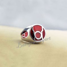 Lantern Ring, Mens Lantern Ring, Red Lantern Ring, 925 Sterling Silver Lantern Ring, Red Lantern Ring men, Lantern Men's Superhero ring Gift,, Art Deco Lantern Ring, Gifts for Husband, Gifts for Dad, Gifts for Brother Item Details Handmade item Metal Purity - 92.5% Sterling silver Ring name :- Lantern Ring Ring shape:-  Round Ring Enamel:- Red Stamped - 925 Stamp on ring band Ring Size - All sizes available ( For custom ring size please contact ) This ring 925 Sterling Silver features a beautifu Red Lantern Ring, Superhero Rings, Lantern Rings, Silver Lanterns, Ring Name, Husband Gifts, Red Lantern, Stone Pictures, Ring Men