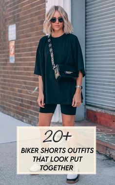 You always ask about the best biker shorts outfits to impress, so I  put together a blog post just for you with the cutest 20 outfits. Enjoy! Follow the link. ✨ Vans And Socks Outfits, Biking Shorts Outfit, Black Shorts Outfit Summer, Plus Size Biker Shorts Outfit, Shorts And Tshirt Outfits, Bike Shorts Outfit Summer, Crew Socks Outfit, Yoga Shorts Outfit