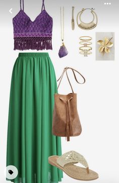 Disney Bound Ariel, Ariel Inspired Outfits, Ariel Outfit Ideas, Merida Disneybound, Mermaid Inspired Outfits, Pleated Chiffon Maxi Skirt, Ariel Disneybound, Disney Princess Inspired Outfits, Disneybound Outfits