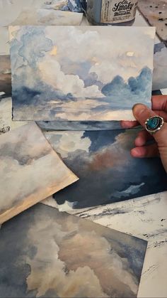 Painting Clouds, Pretty Art, 그림 그리기, Painting Inspiration