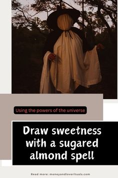 Wrap sugared almonds in a pouch while visualizing sweetness in relationships. This symbolic spell invokes joy and pleasant interactions, enhancing the energy of love, kindness, and delightful surprises in your life. Sugared Almonds, Bring Back, Your Man, Ritual, Falling In Love