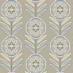 TJ40207 Batsford Stone Floral Medallion Wallpaper Tv Room Wallpaper, Wallquest Wallpaper, Medallion Wallpaper, Wallpaper Book, Annie Selke, Room Bedding, Mulberry Tree, Printing Fabric, Tv Background