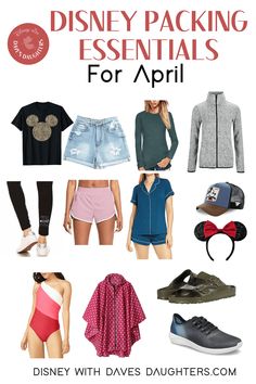 Exactly What To Wear To Disney World In April Wear To Disney World, What To Wear To Disney, Magical Clothes, Disney World Outfits, Packing Guide, Run Disney, Disney World Trip, Disney Shirts, Disney Outfits