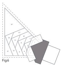 the diagram shows how to make an inverted triangle with two sides and one side that is equal