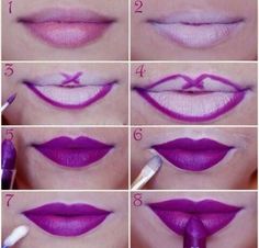 Step By Step Tutorial For Dark Lip Color Lipstick For Beginners, Lipstick Application, Dark Lip, Apply Lipstick, Lipstick Tutorial, Dark Eyeshadow, Perfect Lipstick, Bold Lipstick, Dark Lipstick